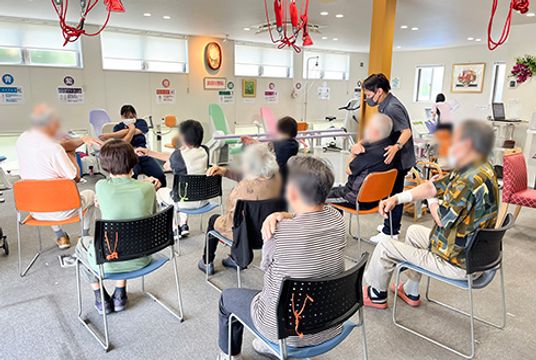 機能訓練が行われる部屋