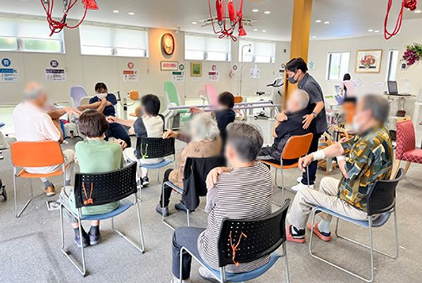 機能訓練が行われる部屋