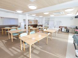 自然光の広々とした空間