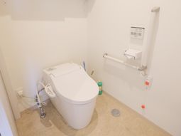 清潔なトイレスペース