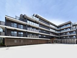 現代的な外観の建物