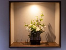 華やかな装飾の一角