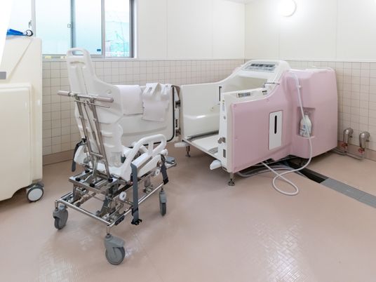 清潔な浴室の機器