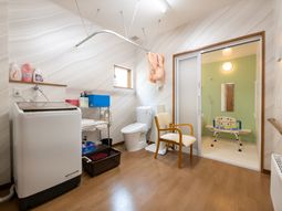 清潔な洗濯と浴室空間