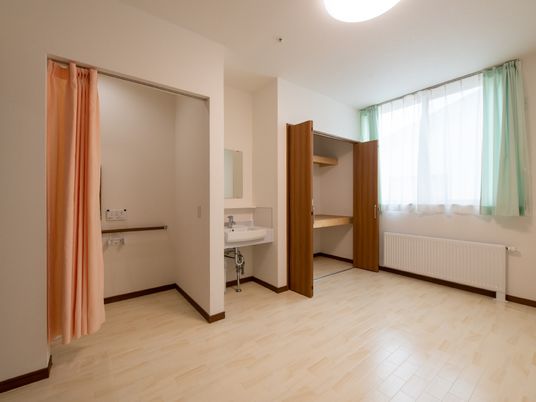 清潔な居室の一角