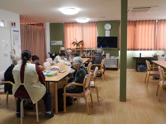 利用者が集うリビング