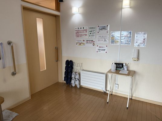 掲示物と出入口