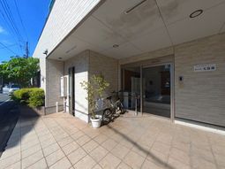 ゆったりしたエントランス