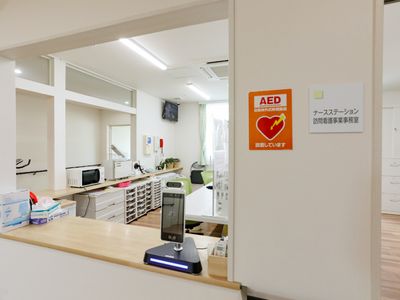 ナースステーション整然とした配置