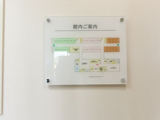 案内表示板の配置図
