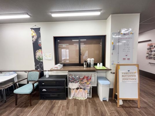 スタッフ休憩スペース