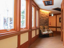 温かみのある廊下