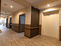 温かみのある廊下