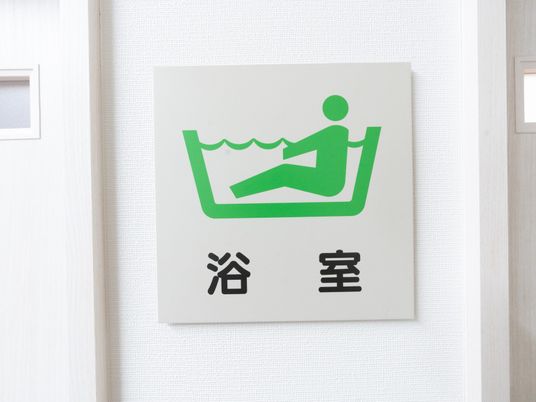 浴室の表示