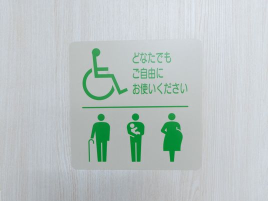 バリアフリー案内の表示