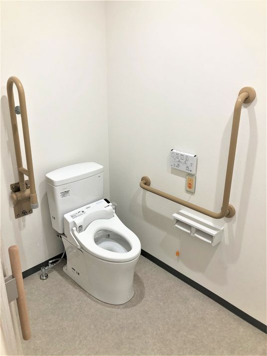 清潔感あるトイレ設備