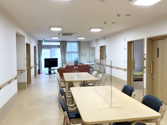 ケアを行う共有スペース