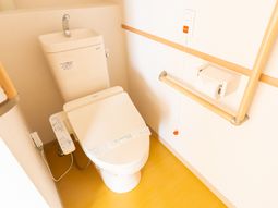 清潔なトイレの一角