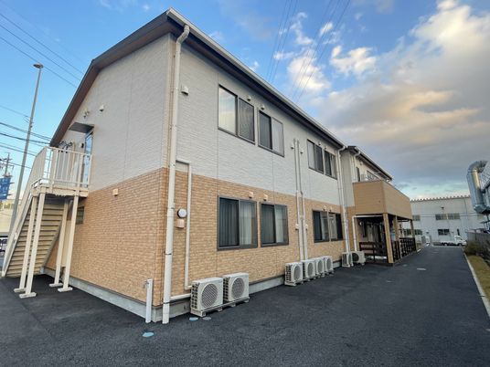 整備された居室の外観