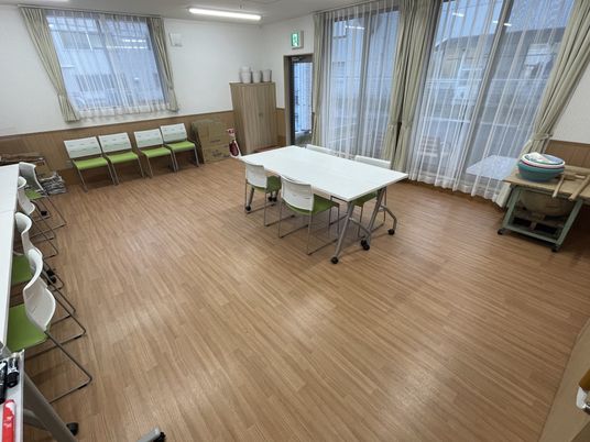 広々とした活動スペース