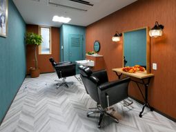 快適な理美容室の一角