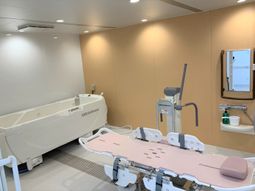 清潔な浴室設備