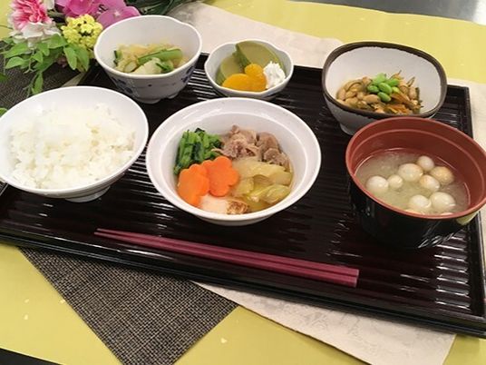 和食風の健康的な食事