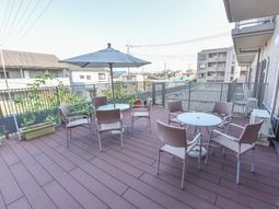 開放的なテラス