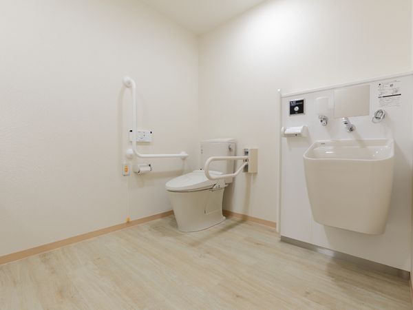 清潔なトイレスペース
