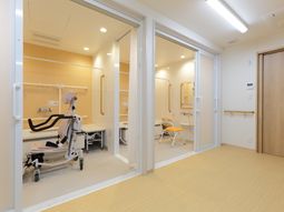 清潔な浴室設備