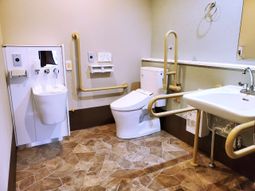 バリアフリー対応の洗面台