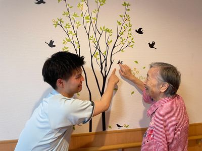 仲睦まじい二人の様子