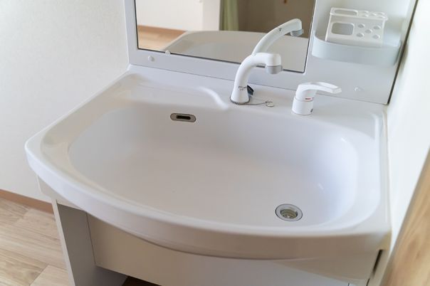 清潔な洗面台
