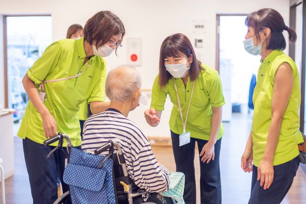 スタッフと利用者の対話