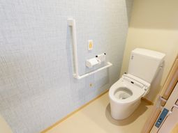 清潔なトイレ設備