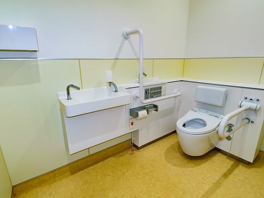 バリアフリーなトイレ設備
