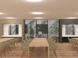 快適な食堂スペース