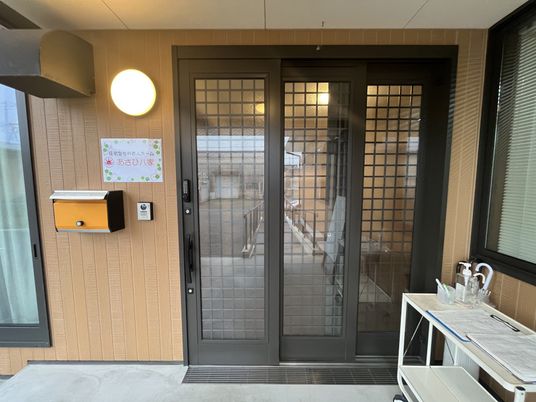 温かみのある玄関
