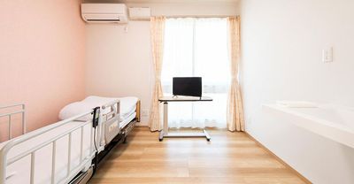 日差しの差し込む居室