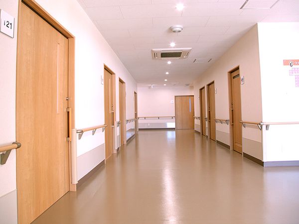 清潔な廊下の様子