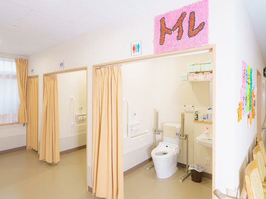 清潔なトイレスペース