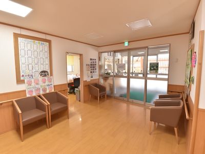 快適な広いロビー