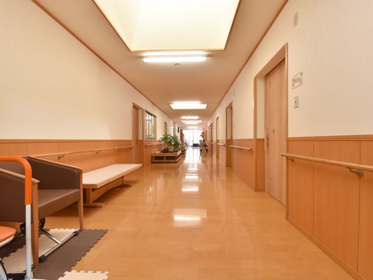 清潔感のある廊下