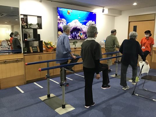 機能訓練の様子