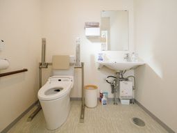 清潔なトイレ設備