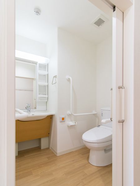 清潔感のあるトイレ空間