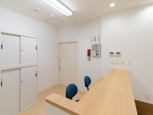 明るいナースステーション