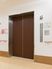 木目調エレベーターのドア