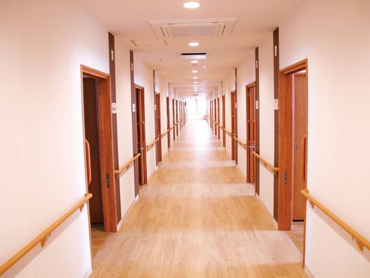 清潔な廊下の一角