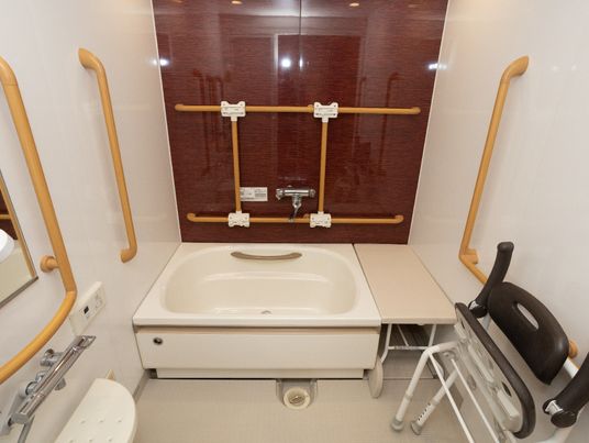 バリアフリーの手洗い場